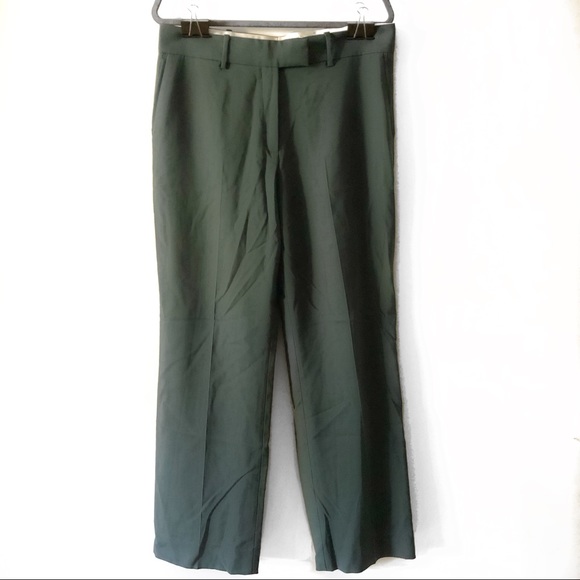 Lot of 2 H&M Zara Pants Polka Dot Ankle Crop Teal - Picture 3 of 9